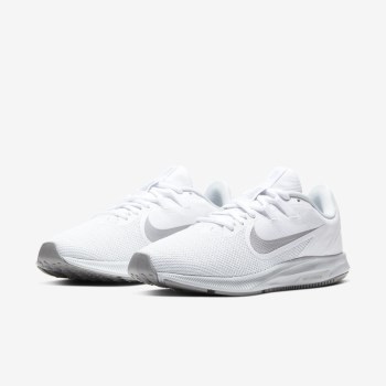 Nike Downshifter 9 - Női Futócipő - Fehér/Platina/Szürke